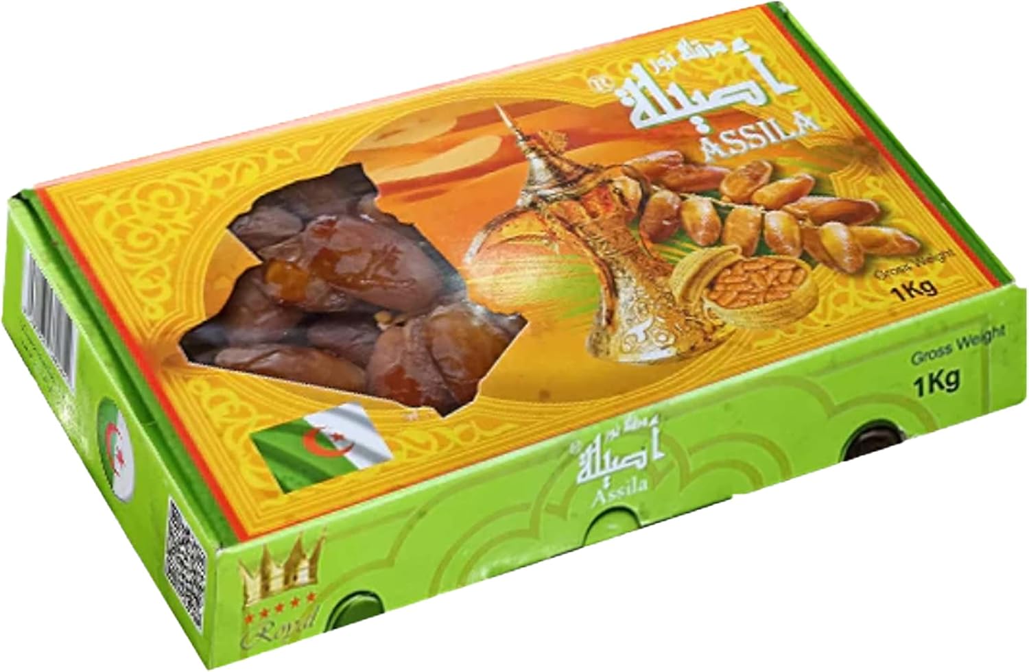 Prémiové Datle – 1kg – Alžírsko (Prémiové Datle znamená "Dattes Premium" en tchèque)